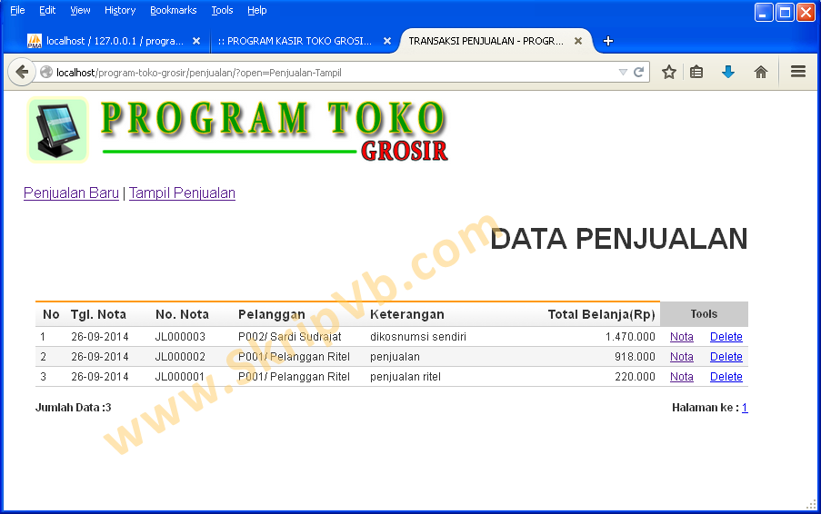Contoh Program Kasir Dengan Php Download Inkovasg 4755